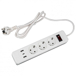 Сетевой фильтр Uniel S-GSR3-1,5 U2C1 WHITE/GREY UL-00012107 250_100_Array